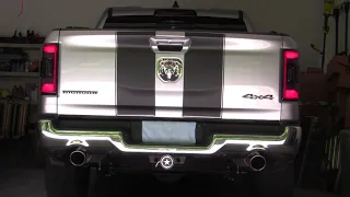 B2 Fabrications Muffler on 2019 5.7 HEMI - BIGHORN