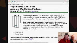 Yoga Sutras 2.46-2.48: Asana