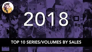 Top 10 Light Novel Volumes and Series of 2018 (Based on sales in Japan) #LightNovel