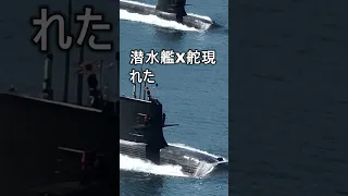 #Shorts えっ！マジ！？衝撃の潜水艦X舵2隻か…！？まさかの…！？こんな潜水艦見た事ない！海上自衛隊 Submarine そうりゅう たいげい はくげい しょうりゅうSS-510 #Short