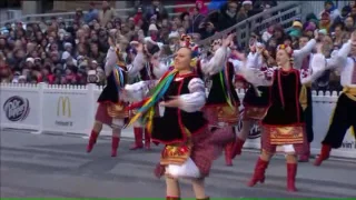 Ukrainian dance ensemble performs at McDonald's Thanksgiving parade