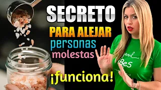 🔏 secreto 🔏 para alejar a una persona molesta para siempre 🧂 ¡muy potente!