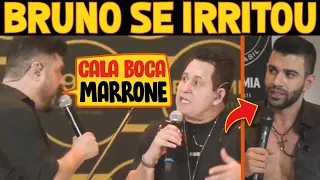 Bruno PERDE PACIÊNCIA com Marrone Durante Live Gusttavo Lima e Bruno e Marrone