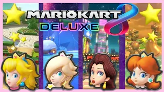 ❤️ Mario Kart 8 Deluxe - Peach, Daisy Rosalina and Pauline Gameplay ❤️
