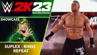 WWE 2K23 John Cena Showcase: Suplex - Rinse - Repeat | Brock Lesnar (All Objectives Completed)