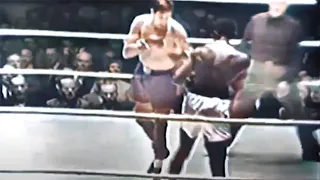 PERFECT KO! Ezzard Charles vs Bernie Reynolds (8.10.1952) Full Fight Colorized HD
