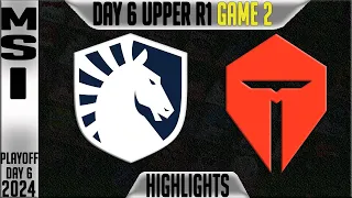 TL vs TES Highlights Game 2 | MSI 2024 Round 1 Knockouts Day 6 | Team Liquid vs TOP Esports G2