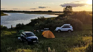 КЕМПИНГ НА БЕРЕГУ РЕКИ.  Заброшенная деревня. Тверская область