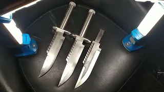 Recreating The Screen Used Knife From The Movie COMMANDO Video 4