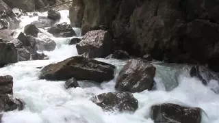 Servus in der Partnachklamm Garmisch-Partenkirchen