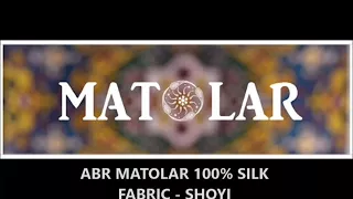 ШЕЛКОВАЯ ТКАНЬ ШОИ | SILK FABRIC SHOI