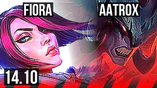 FIORA vs AATROX (TOP) | 6 solo kills, 1500+ games | BR Master | 14.10
