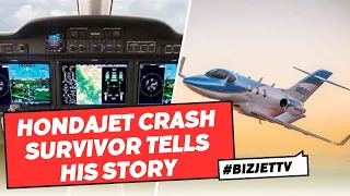 Hondajet Crash Survivor Tells His Story