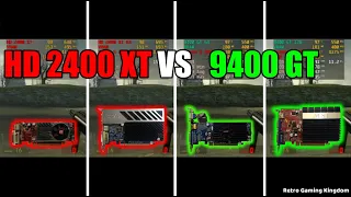 Radeon HD 2400 XT vs GeForce 9400 GT Test In 7 Games (No FPS Drop - Capture Card)