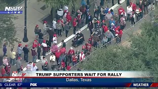 MASSIVE CROWD: President Trump Rally in Dallas, Texas