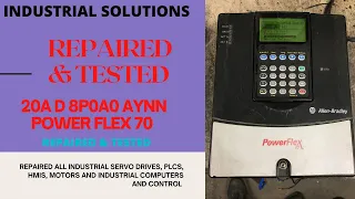 POWERFLEX 70 ALLEN BRADLEY 20 A D 8PA0 AYNN 4KW / 5HP- 480VAC  ***REPAIRED & TESTED***