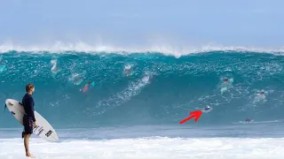 Nathan Florence takes on a HUGE WIPEOUT to the HEAD at PIPELINE! *SCARY* (RAW FOOTAGE)