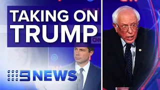 Democratic Debate looks for challenger to Donald Trump | Nine News Australia