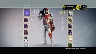 Destiny - My Level 40 Hunter (318 Light) - The Taken King
