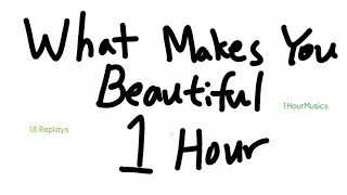 1 Hour of One Direction - What Makes You Beautiful 《1HourMusics》 (18 Replays, 1080p)