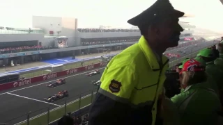 F1 Indian Grandprix 2012 Race start HD