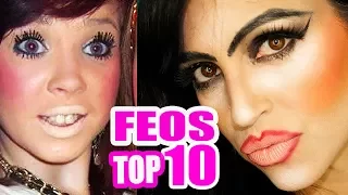 Los 10 Maquillajes más FEOS del Planeta! Yo Estoy!!! LOL #TopTen - SandraCiresArt