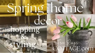 NEW SPRING DECORATE WITH ME 2024~NEUTRAL SPRING DECOR IDEAS~DECORATING FOR SPRING~SHOP WITH ME