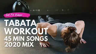 45 Minute TABATA Workout Songs | Tabata Songs | Tabata Mix | Timer & Music | Tabata HIIT Training