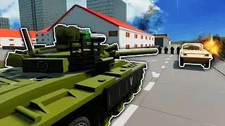 LEGO BASE DEFENSE & TANK WAR! - Brick Rigs Multiplayer Gameplay - Lego City Military Battle