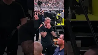 Kirk and Rob Doodle/James Behind the Scenes-Metallica Live @ State Farm Stadium, Phoenix, AZ