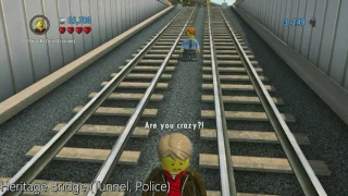 LEGO City Undercover (WiiU) Trying to Use Trains and Bridges Early