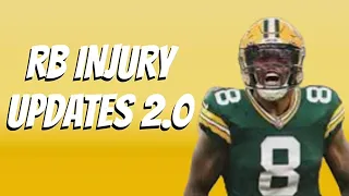 RB INJURIES: JOSH JACOBS, AUSTIN EKELER & RHAMONDRE STEVENSON | NFL | FANTASY FOOTBALL 2024 | 45