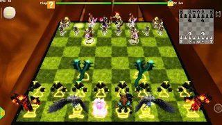 Battle chess 3d animation chess ! Reti opening. Four knights game