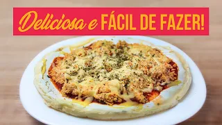 PIZZA DE TAPIOCA FIT SAUDÁVEL E DELICIOSA | Leve, Super Rápida e Fácil!