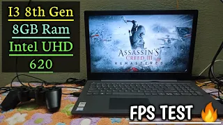 Assassin's creed 3 remastered Game Tested on Low end pc|i3 8GB Ram & Intel UHD 620|Fps Test 😇|