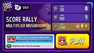 (MULTIPLIER MUSHROOMS) 17000 Score Match Masters Solo Challenge Score Rally - MIXY MEOW