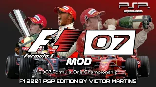 F1 2006 Mod F1 2007 PSP - PRIMEIRAS IMPRESSÕES - (Edition by Victor Martins) - 🏁🏁🏎