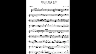 BACH  Sonata  in  Sol minor(g moll) BWV 1020/ 1. Allegro