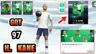 Got 97 Harry Kane | POTW Worldwide Mar 11 '21 Pack Opening | PES 2021 Mobile