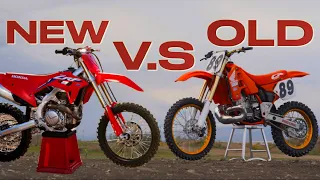 2022 CRF450R Vs 1989 CR500