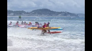 Queensland Surf Life Saving Championships 2024 U19 Female Ironwoman Final  #gon