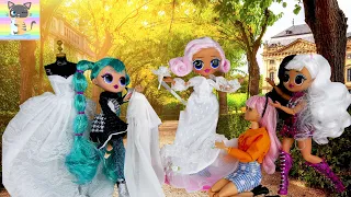 OMG UP TOWN GIRL IS GETTING MARRIED & GO WEDDING DRESS SHOPPING WITH LOL FAMILY AND BFF DOLLS!