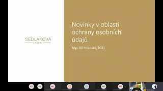 Webinář: Novinky v oblasti ochrany osobních údajů