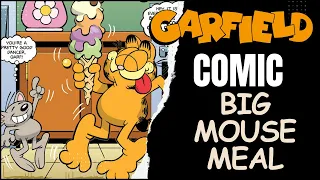 🐱 Garfield Comic: Big Mouse Meal! 🧀 #GarfieldComics #BigMouseMeal #Comicsar