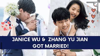 JANICE WU & ZHANG YU JIAN GOT MARRIED! (CHINESE COUPLE FROM REEL TO REAL) CONFIRMED