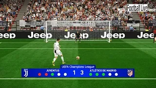 PES 2019 | Juventus vs Atletico Madrid | UEFA Champions League (UCL) | Penalty Shootout | Gameplay