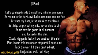 2Pac/Makaveli - Hail Mary ft. Outlawz (Lyrics)