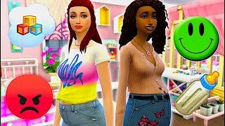 2 PREGNANT TEENS, 2 DIFFERENT OUTCOMES..//Sims 4 Pregnancy mod