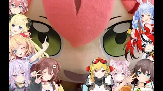 Hololive members reactions to Mikodanye in Holocure