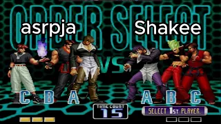 KOF 2002 - asrpja vs Shakee FT5 (Fightcade)